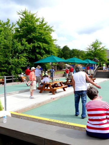 Four Bocce Courts